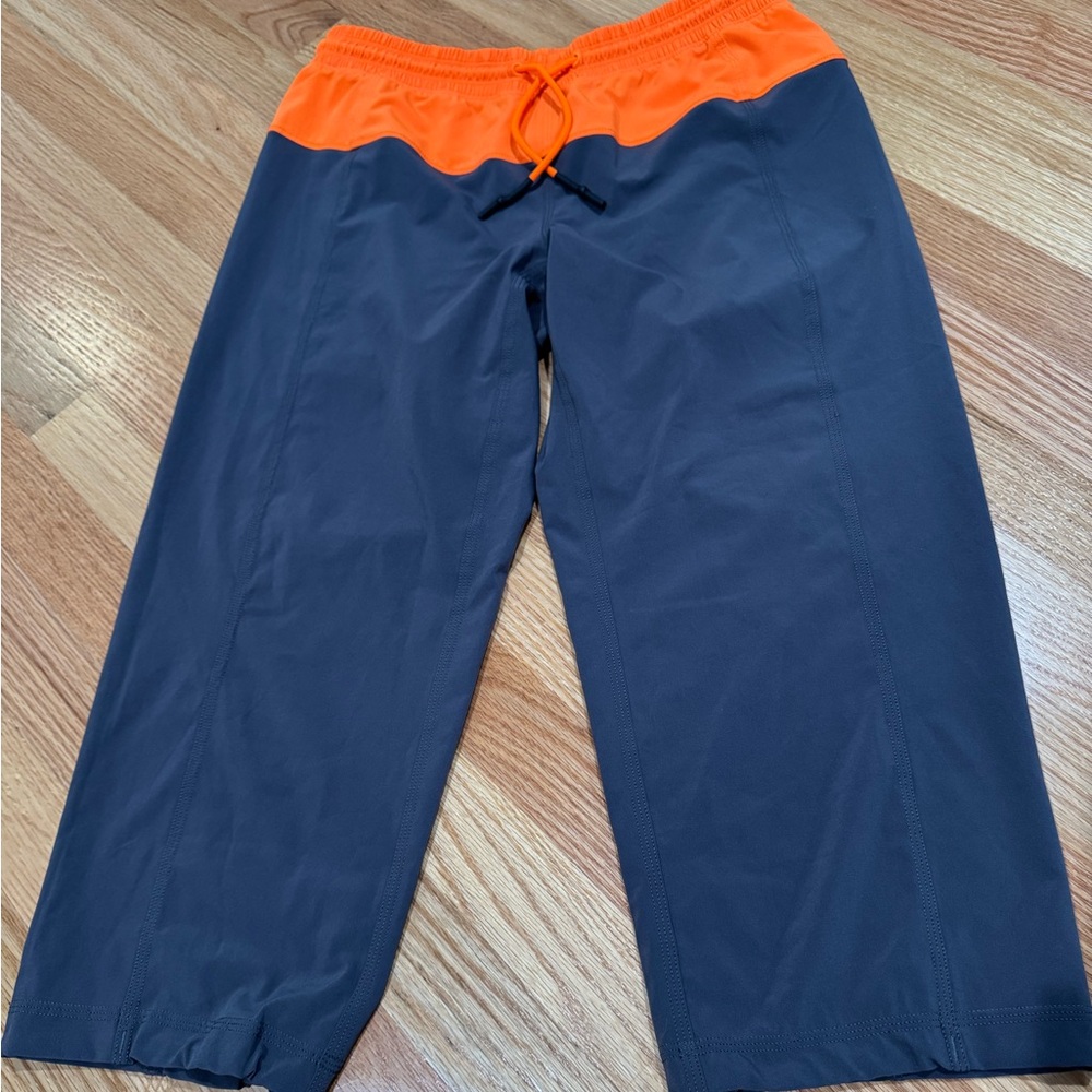 Lululemon Athletica Capris in Orange and Gray